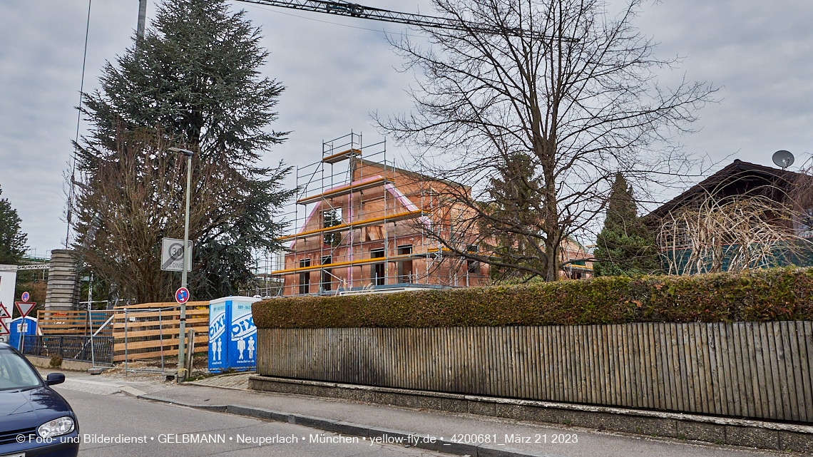 21.03.2023 - Baustelle und Wohnanlage Niederalmstraße 16